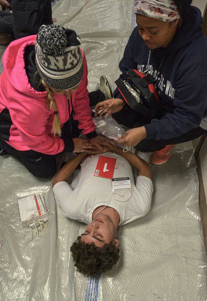 Exercise lets Woods, Ivy Tech students train with pro 1st responders
